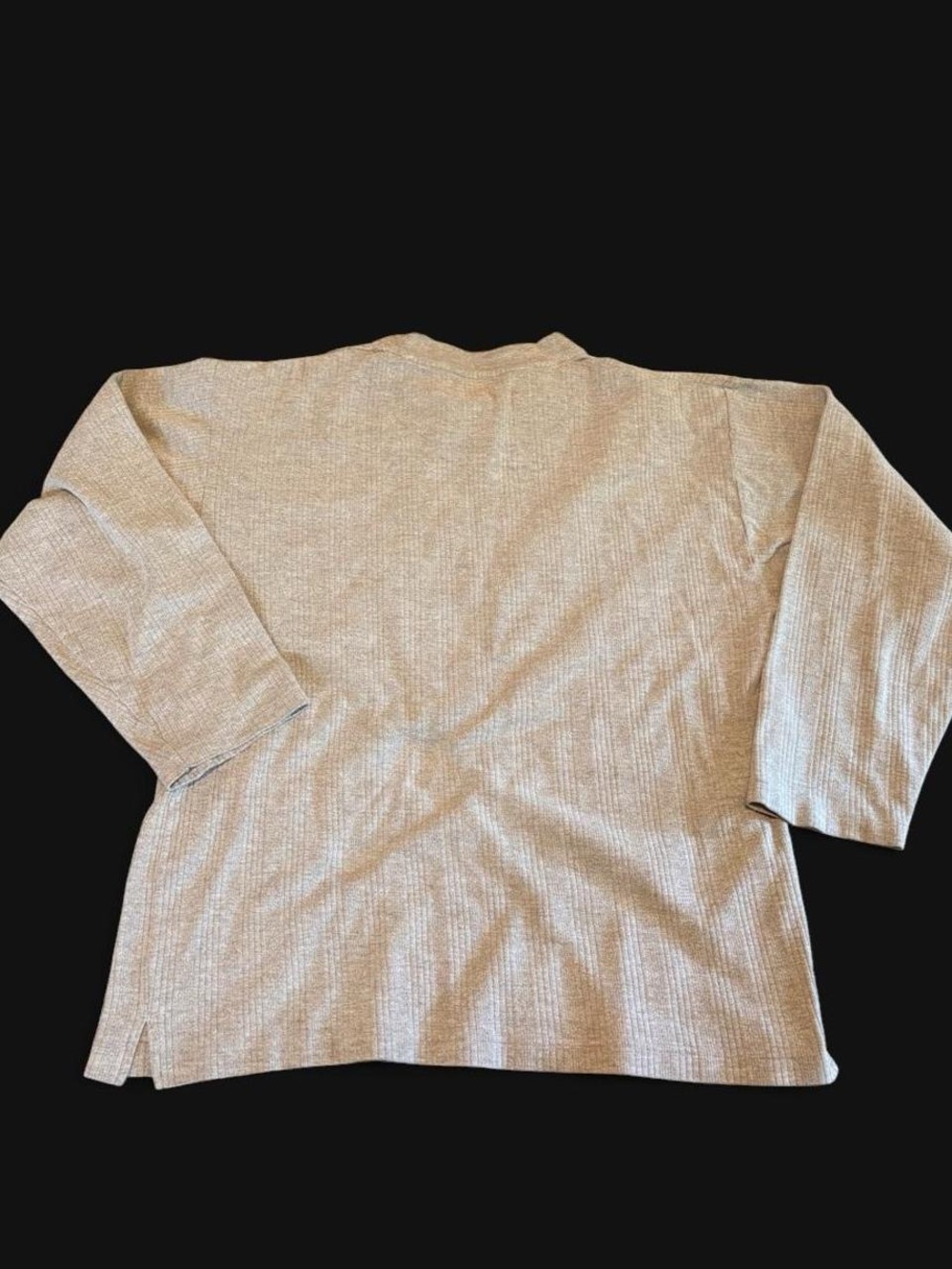 Group A&E Collection Ribbed Plaid Layered Top - Picture 4 of 4